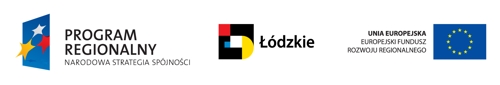 Logo Programu Regionalnego Narodowa Strategia Spójności - promuje łódzkie
